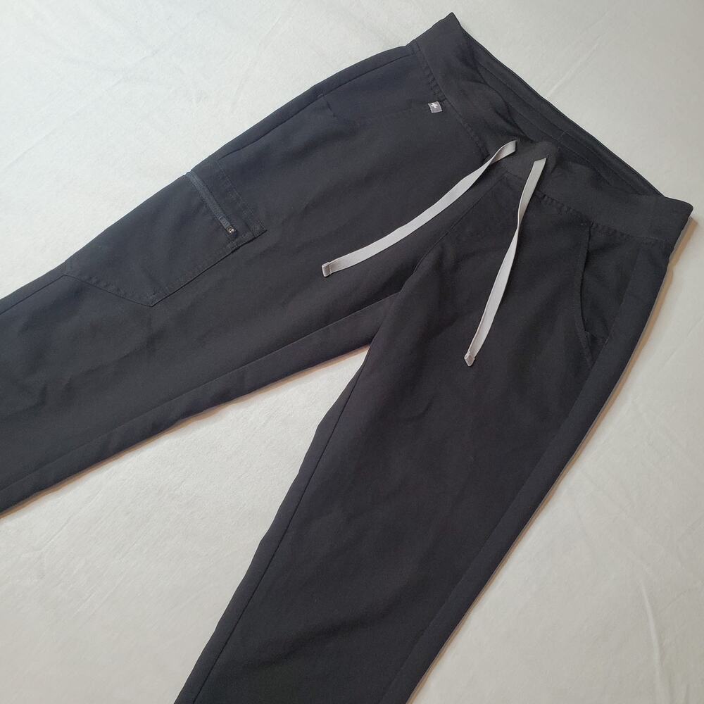 Figs Women's Size XS Zamora Jogger Scrub Pants Black W18SW2005